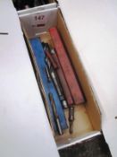 Box and contents to incl. assorted HSS taper shank drill bits, etc. (as lotted) (Recommended