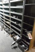 Loose contents of store room including sundry tooling, work fixtures, etc. (excludes racking) (