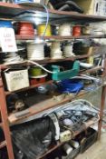 Contents of bay of racking (as lotted) to incl. various wire stock, etc. (racking excluded) (