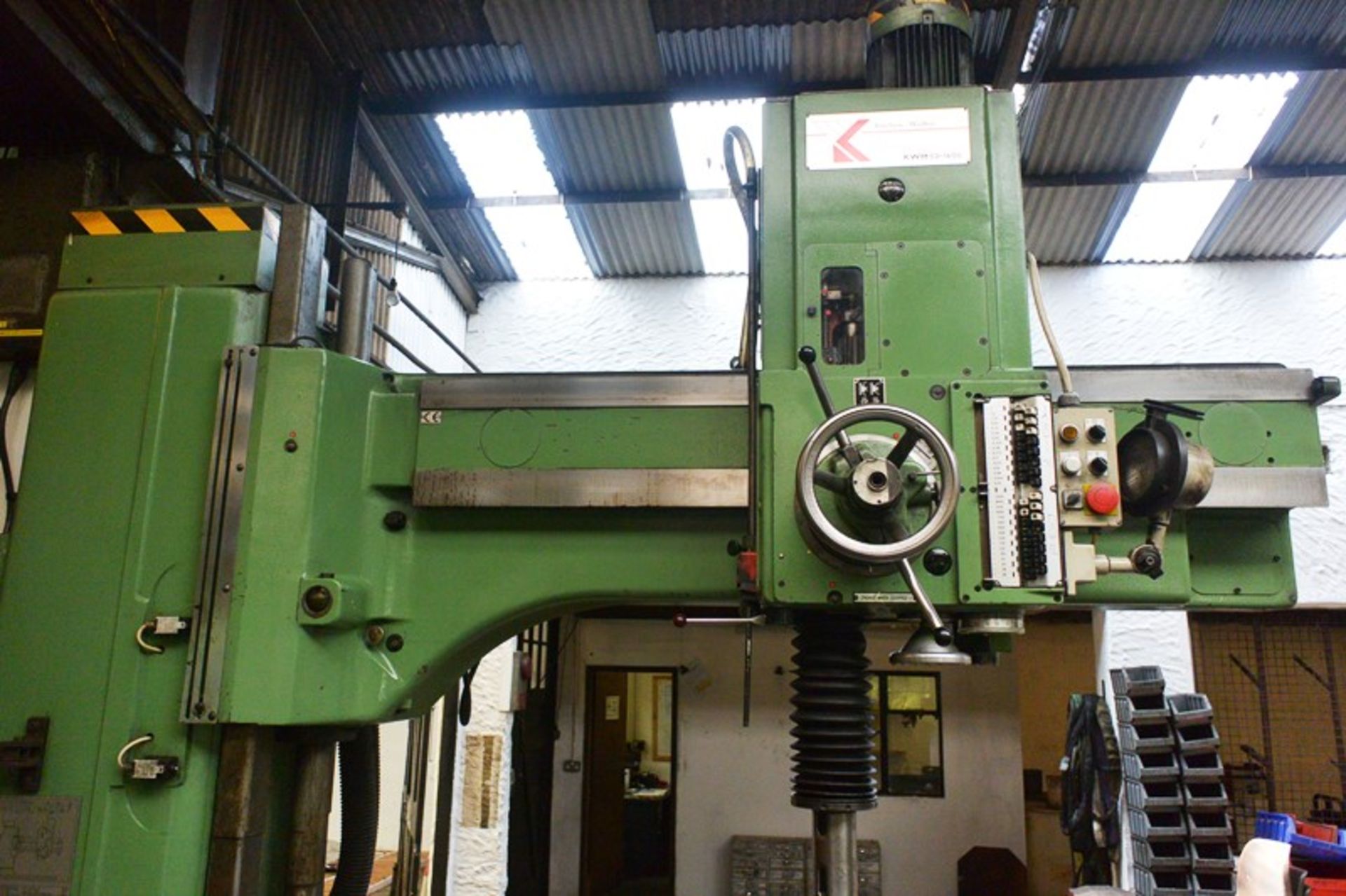 Kitchen Walker KWM50-1600 elevating radial arm drill, serial no. 3620 (1997), 28-2500 rpm spindle - Image 2 of 7