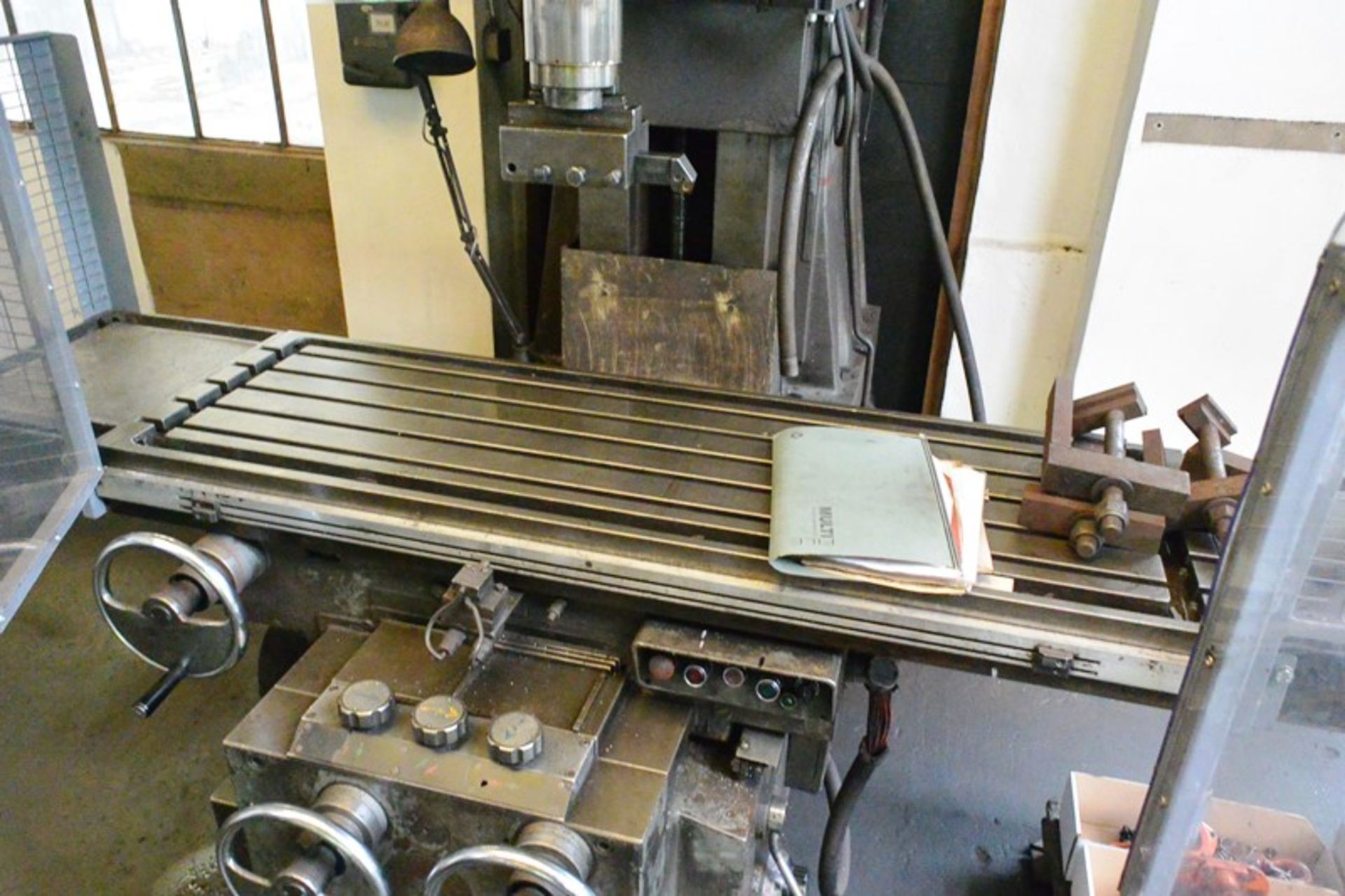 Rambaudi Ram-Mill vertical swivel head milling machine, serial no. 68721, 85 to 2400 rpm spindle - Image 3 of 6