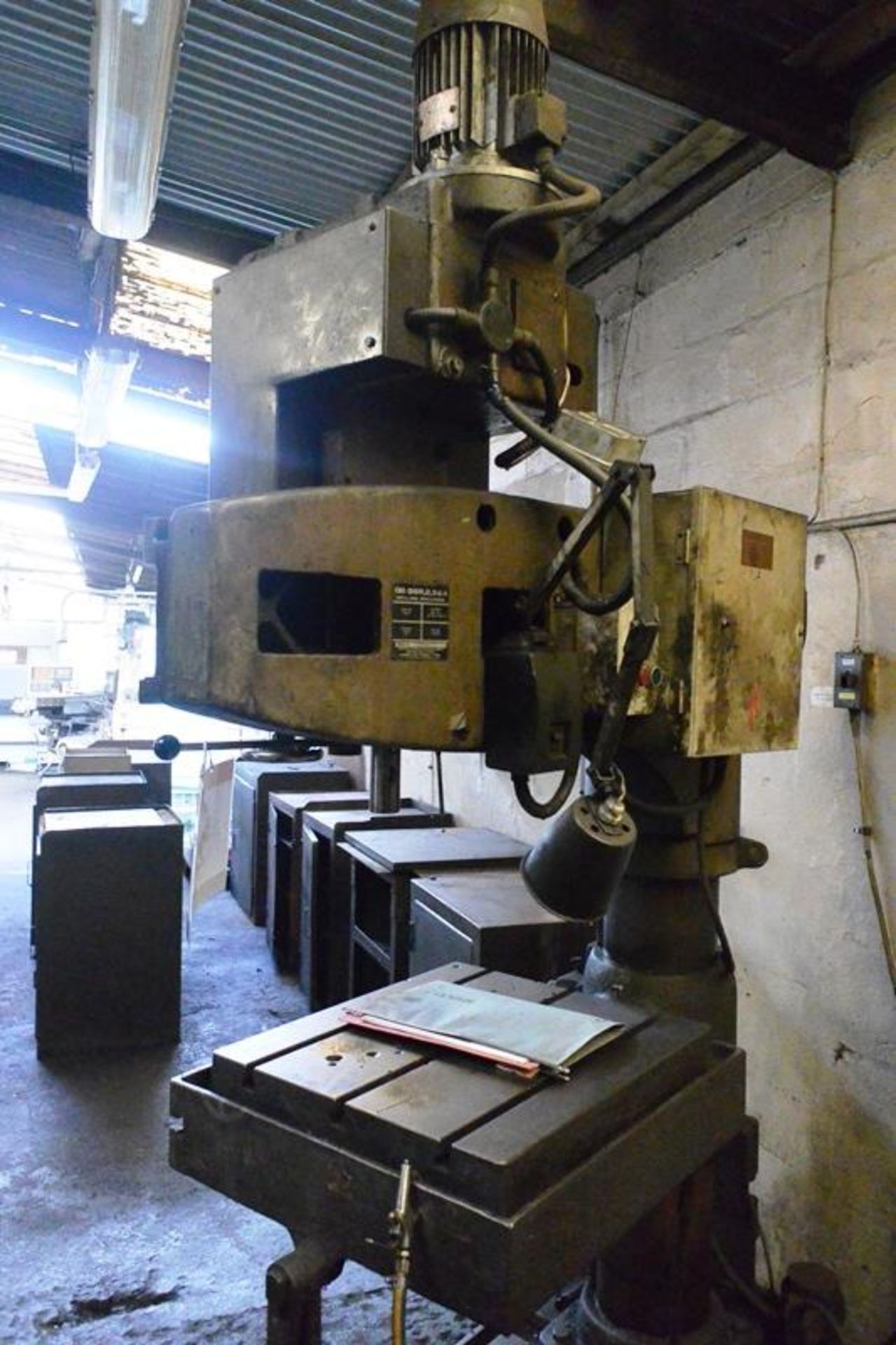 Qualters & Smith R3 radial arm drill, serial no. 1100, 50 - 1750 rpm spindle speeds, 36" swing - Image 2 of 7