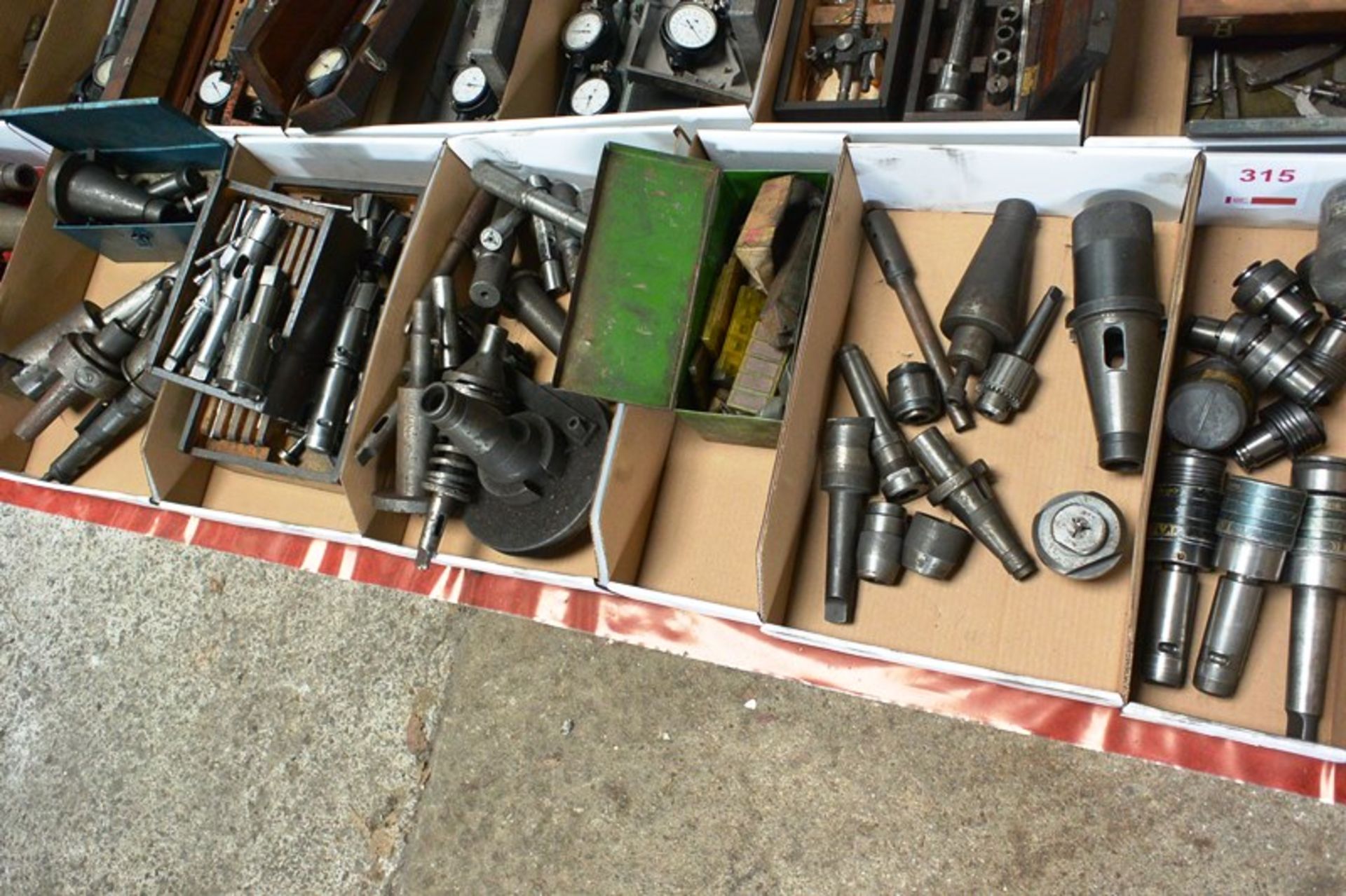 Assorted taper shaft tool adaptors etc. (6 boxes) (Recommended collection period for this lot