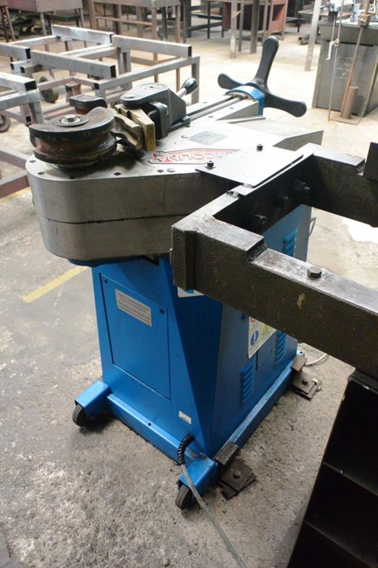 Ercolina hydraulic 'Top' table bender, model TB76-V2T, serial no. 3307044 (2007), wander foot - Bild 4 aus 5