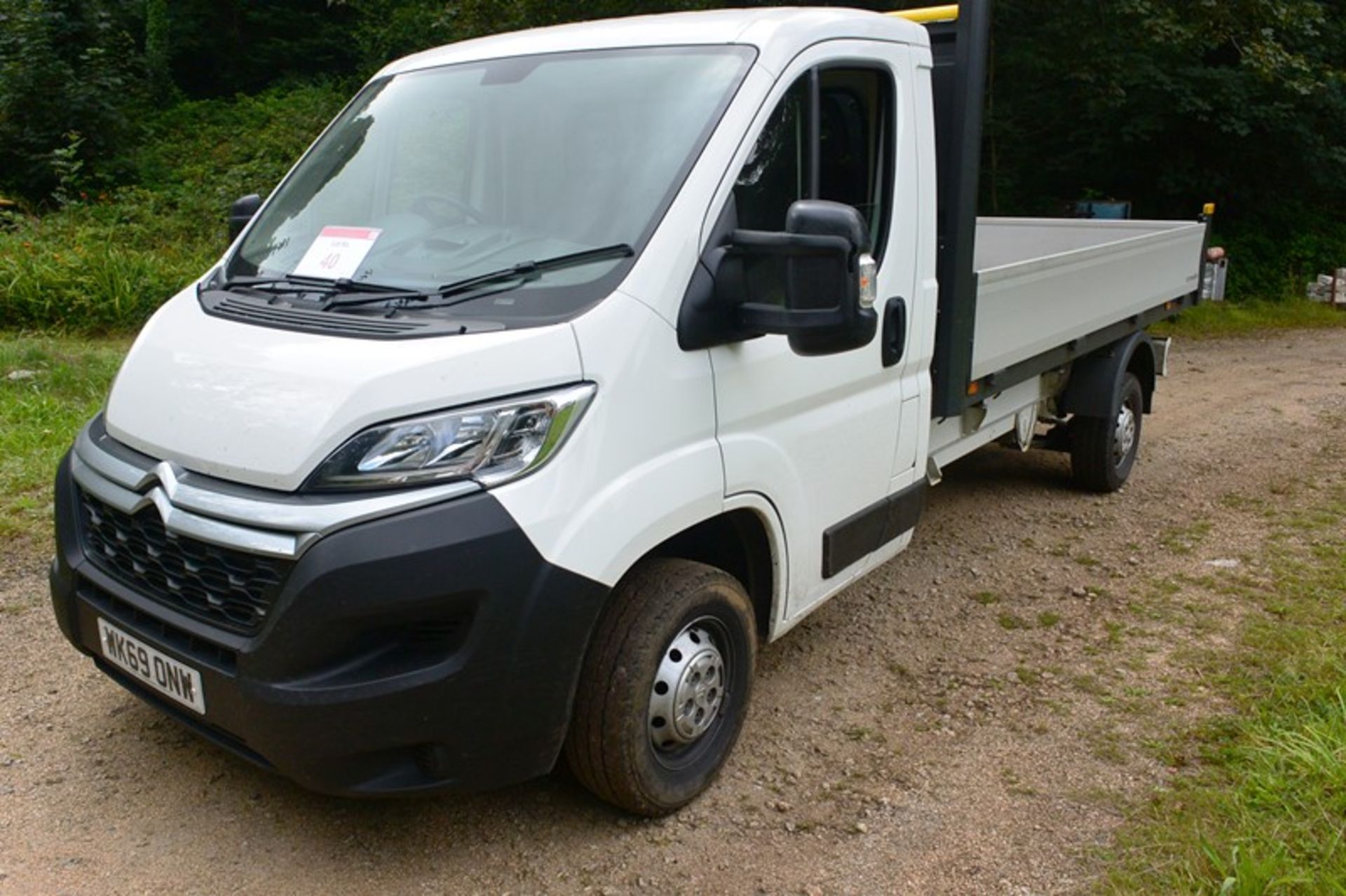 Citroen Relay 35 L3 Blue HDI 2.0 LWB drop side truck, registration number WK69 ONW (2019), MOT 1/9/ - Image 2 of 11