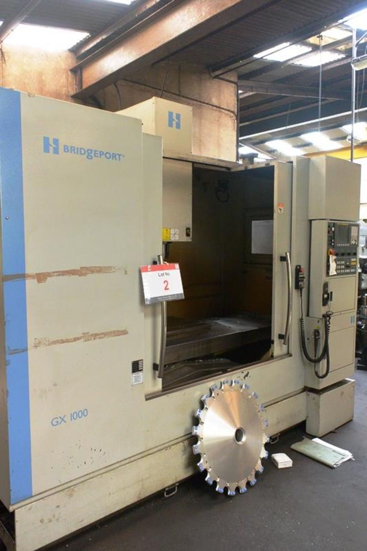 Hardinge Bridgeport GX1000 CNC vertical machining centre, serial no. NVCB1D0061 (2011), Fanuc series - Image 14 of 14