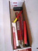 Box and contents to incl. slot drills, reamers, end mills, etc. (Recommended collection period for