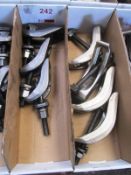Two boxes of various clamping jaws (Recommended collection period for this lot Wednesday 15th -
