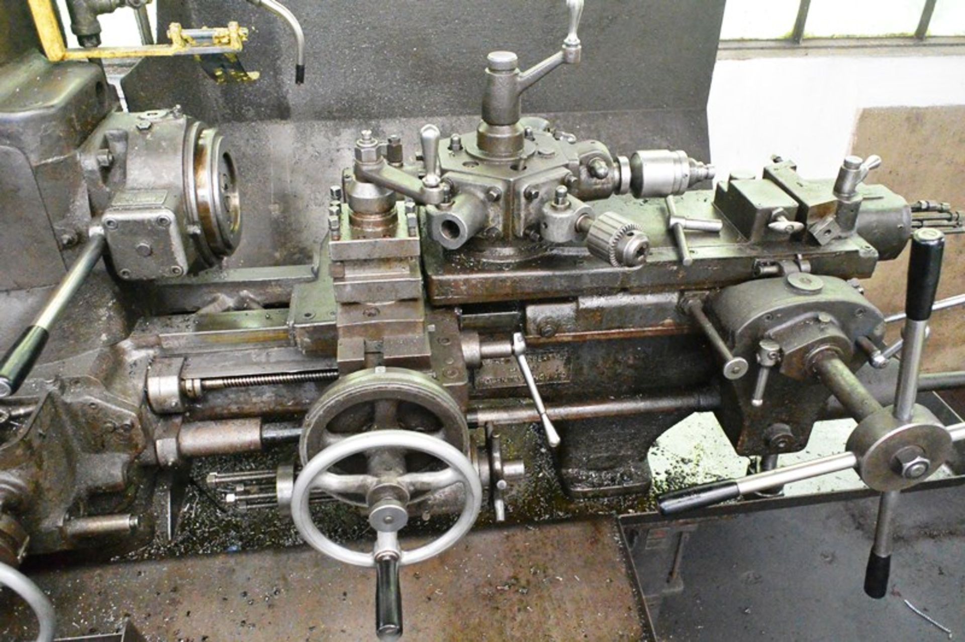 Herbert No. 2D capstan turret lathe 6 station turret, collet chuck and bar feed (Please note: A work - Image 3 of 6