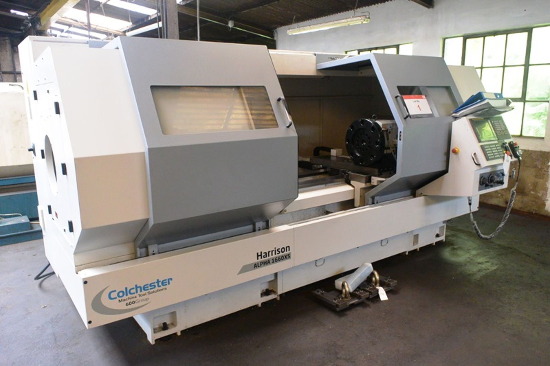 Harrison Alpha 1600XS CNC gap bed SS & SC centre lathe, serial no. XBS015 (2020), Fanuc Series Oi-TF - Image 2 of 16