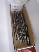 Box and contents to incl. slot drills, reamers, end mills, etc. (Recommended collection period for