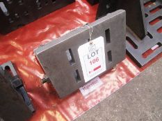 Adjustable angle plate, approx 12.5 x 8.5" (Recommended collection period for this lot Wednesday