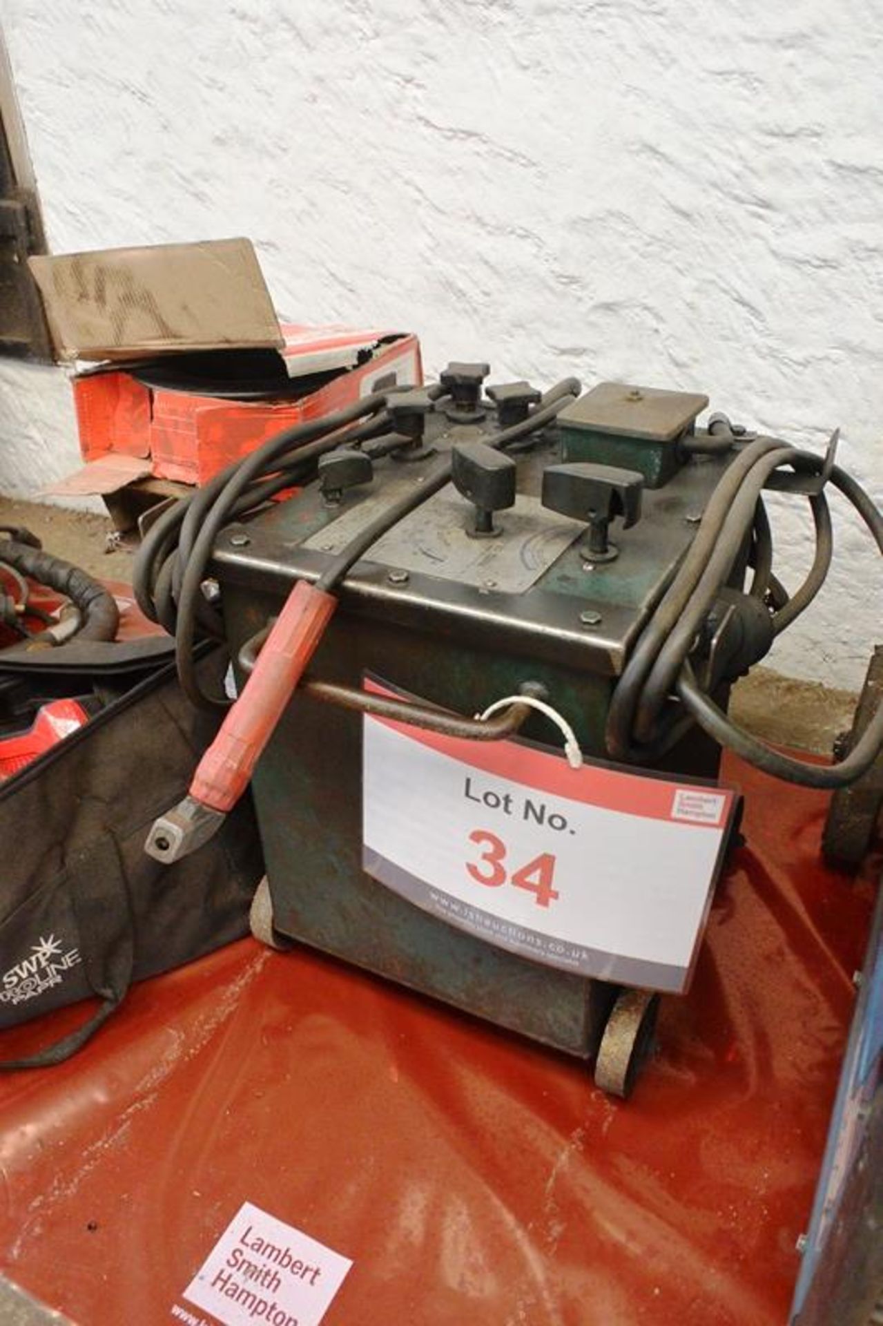 Olympic 225 amp oil cooled arc welding set, model WT-225 (Recommended collection period for this lot