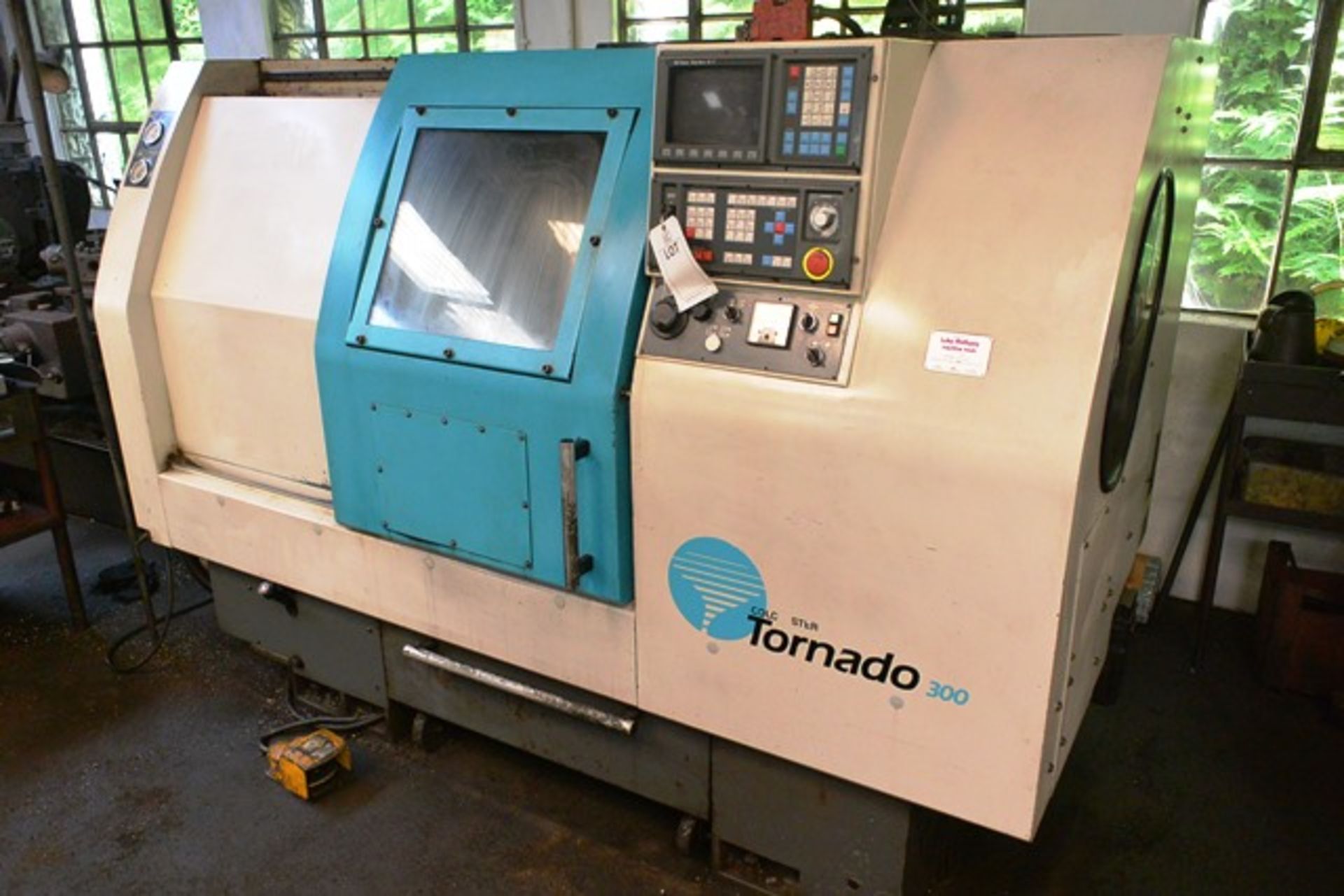 Colchester Tornado 300 slant bed CNC turning centre, serial no. C30042 (1995), GE Fanuc series 0-T