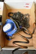 Lifting Gear 500 kg chain block (Recommended collection period for this lot Wednesday 15th -