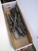 Box and contents to incl. various taper shank/straight, reamers, etc. (as lotted) (Recommended