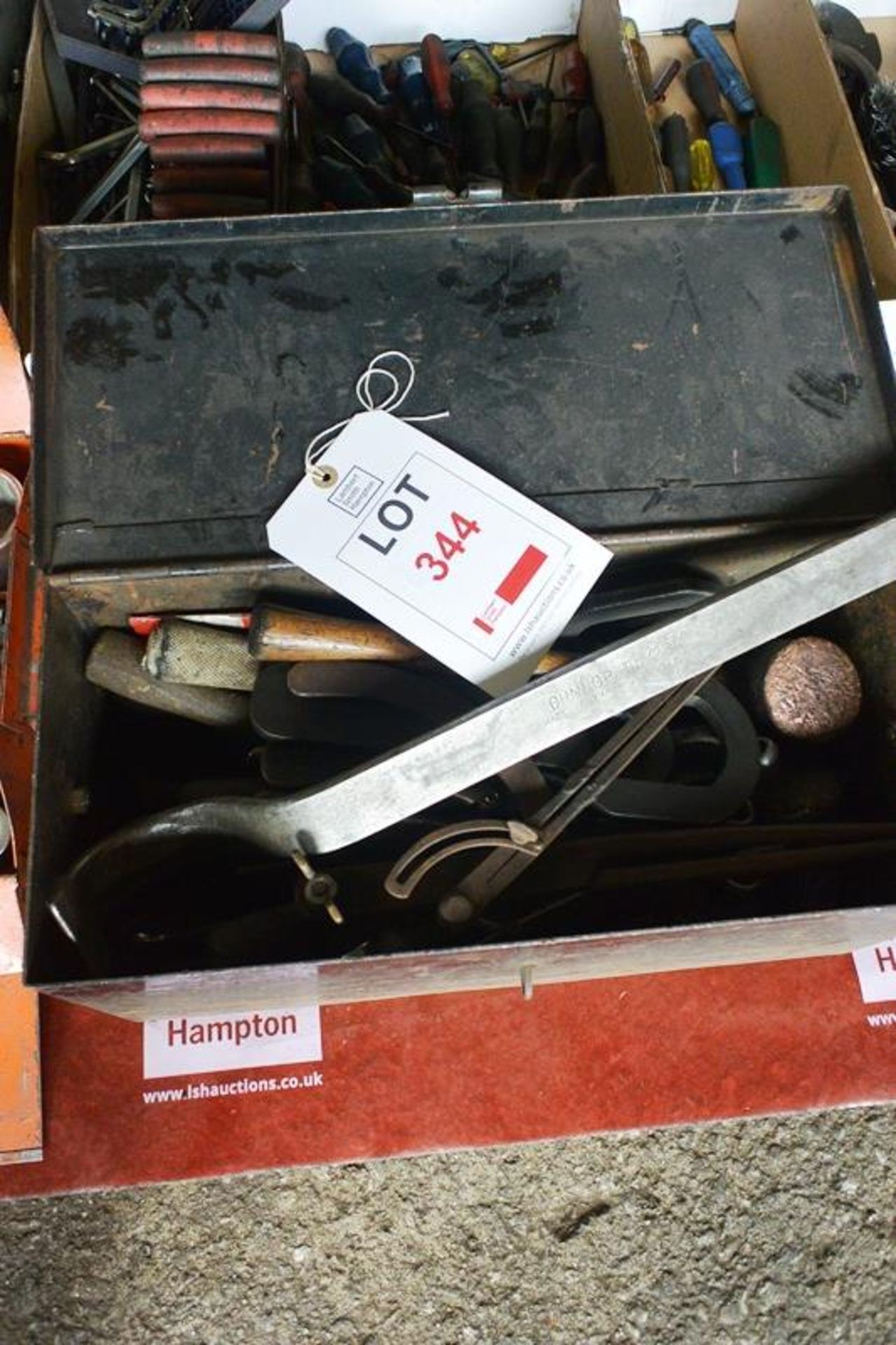 Tool case and assorted engineer's tools (Recommended collection period for this lot Wednesday 15th -