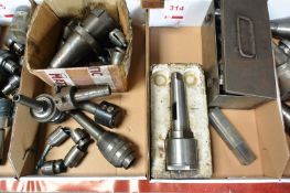 Assorted taper shaft autolock chucks and collets (2 boxes) (Recommended collection period for this