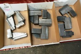 Three boxes and contents to incl. various chuck jaws (as lotted) (Recommended collection period