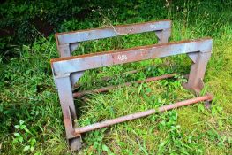 Two fabricated steel lifting jig (Recommended collection period for this lot Wednesday 15th - Friday