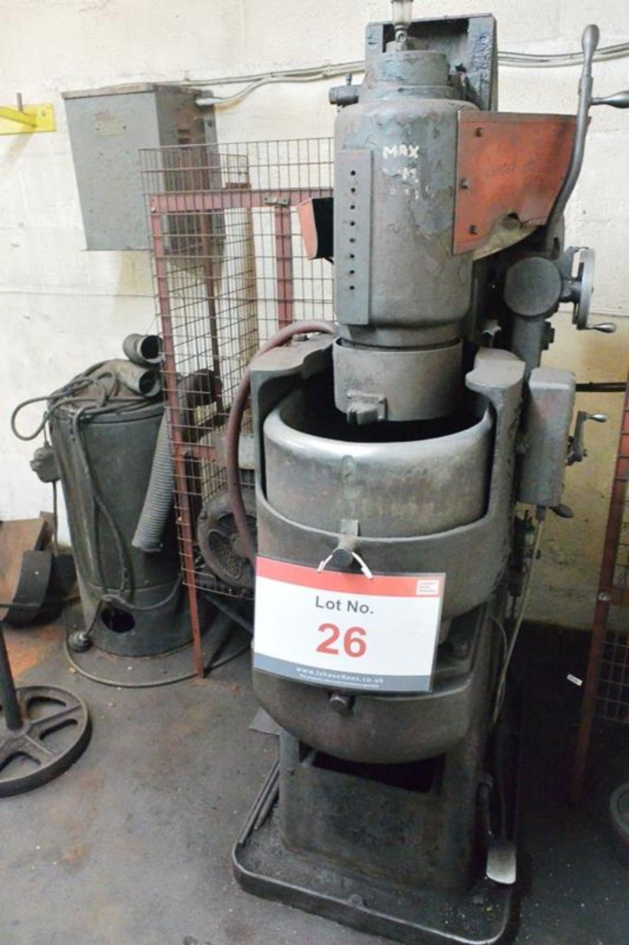 Unbadged vertical spindle rotary grinder, 10" magnetic chuck (Please note: A work Method Statement - Bild 2 aus 4