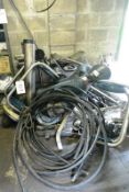 Assorted scrap to incl. various Nederman extraction units, heavy gauge wire, copper pipe, etc. (as