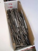 Box and contents to incl. various taper shank/straight, reamers, etc. (as lotted) (Recommended