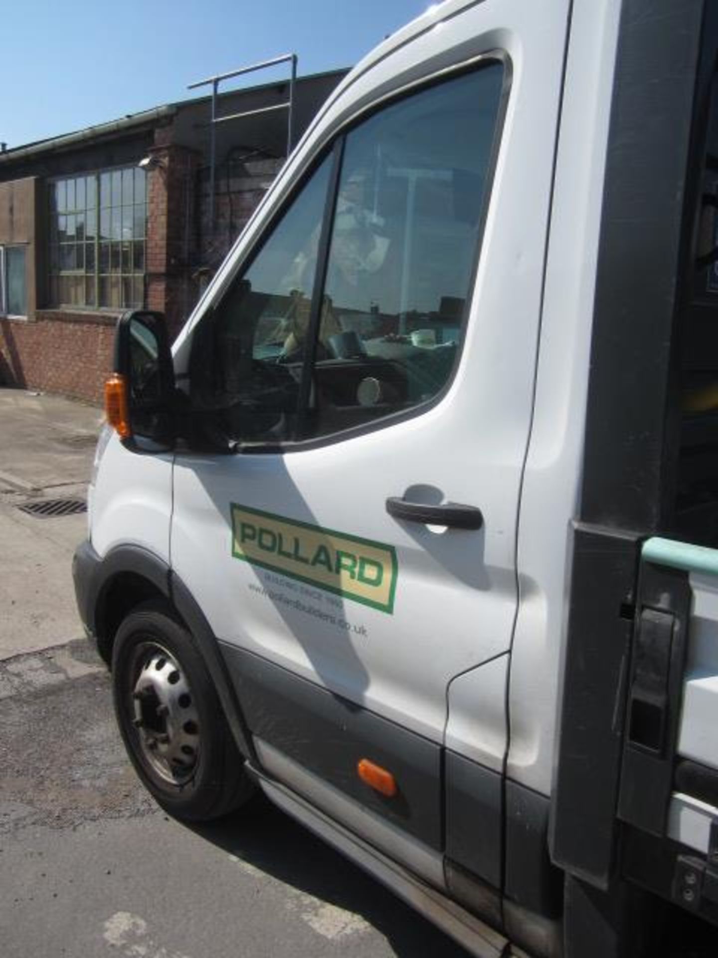 Ford Transit 350 2.2D 123bhp dropside lorry. Registration: HJ17 DJV. Recorded mileage 89,794. MOT: - Image 10 of 15