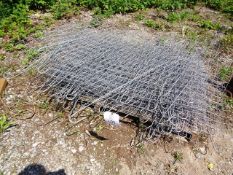 Pallet of mesh fencing panels