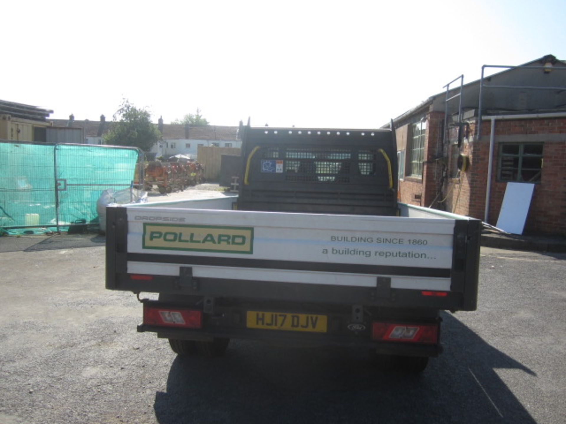 Ford Transit 350 2.2D 123bhp dropside lorry. Registration: HJ17 DJV. Recorded mileage 89,794. MOT: - Image 6 of 15