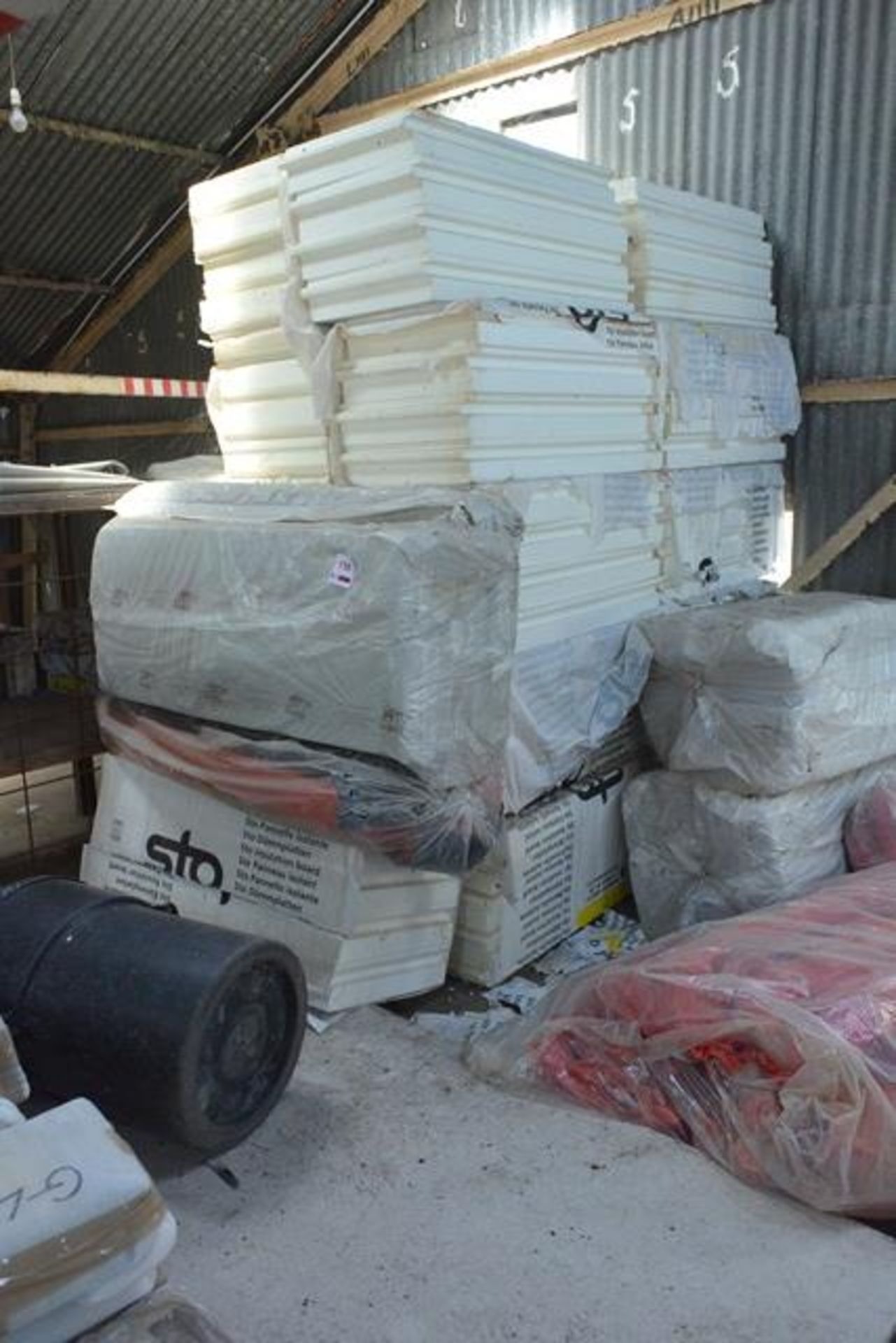 Quantity of STO insulation panels