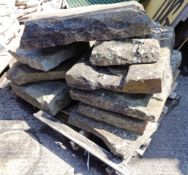 One pallet of assorted stone paving