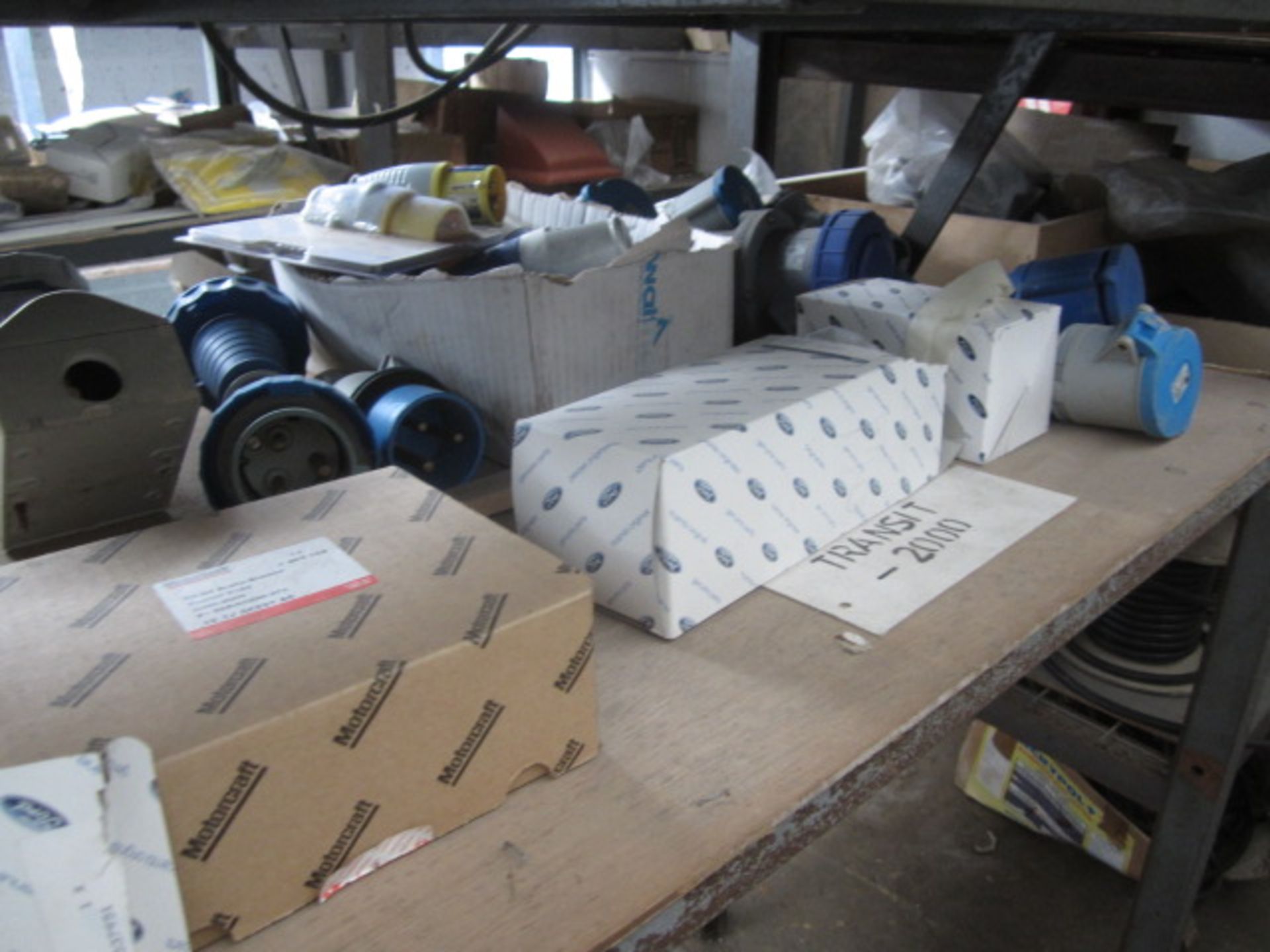 Contents of racking including assorted wall tiles, ceiling roses, flexistrip, acrylic adhesive - Image 15 of 17