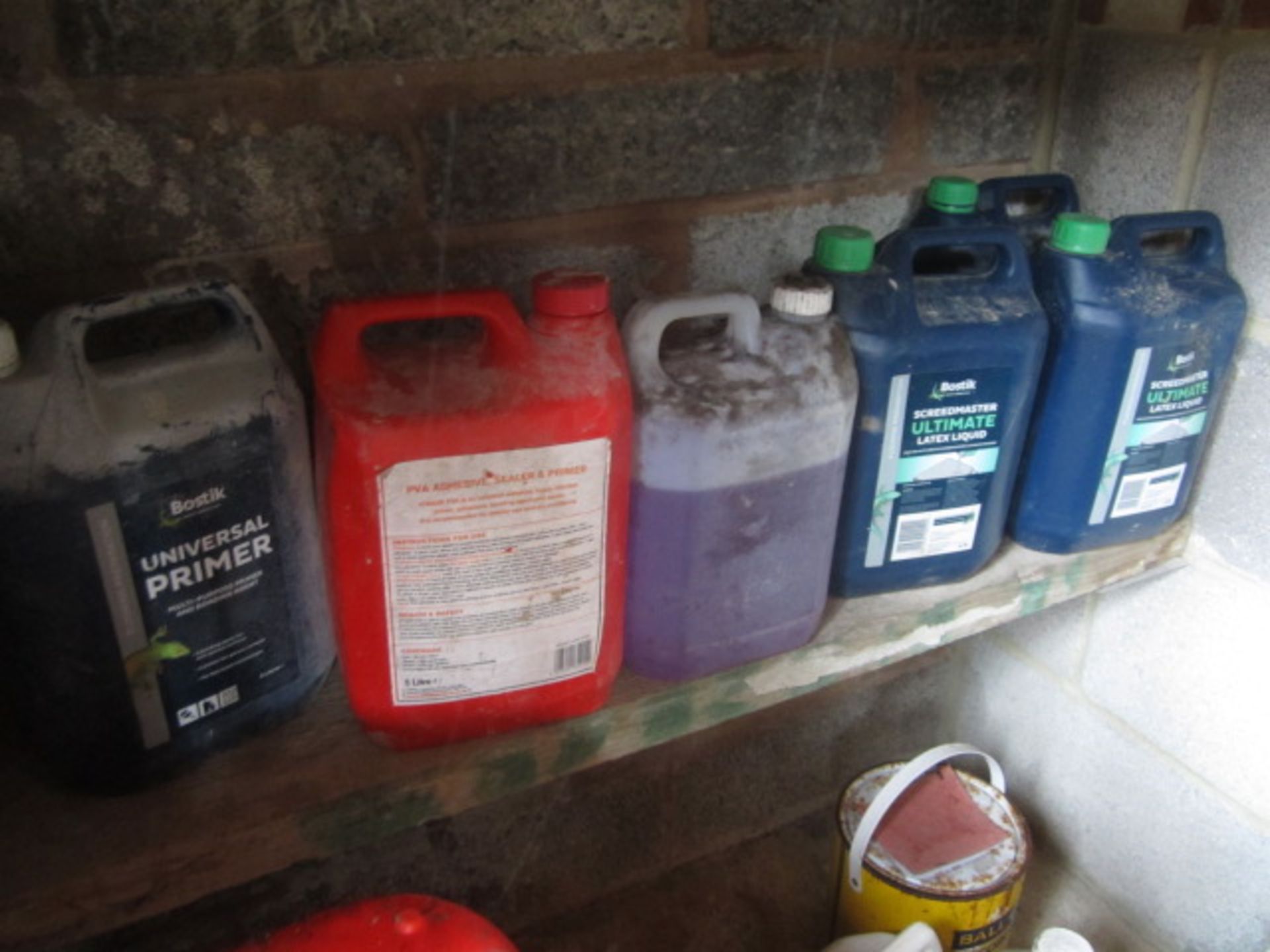 Contents of rack including assorted reels of damp proof course, sub floor Compound, adhesive seal, - Image 4 of 11