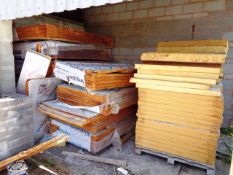 Quantity of assorted insulation sheet panels