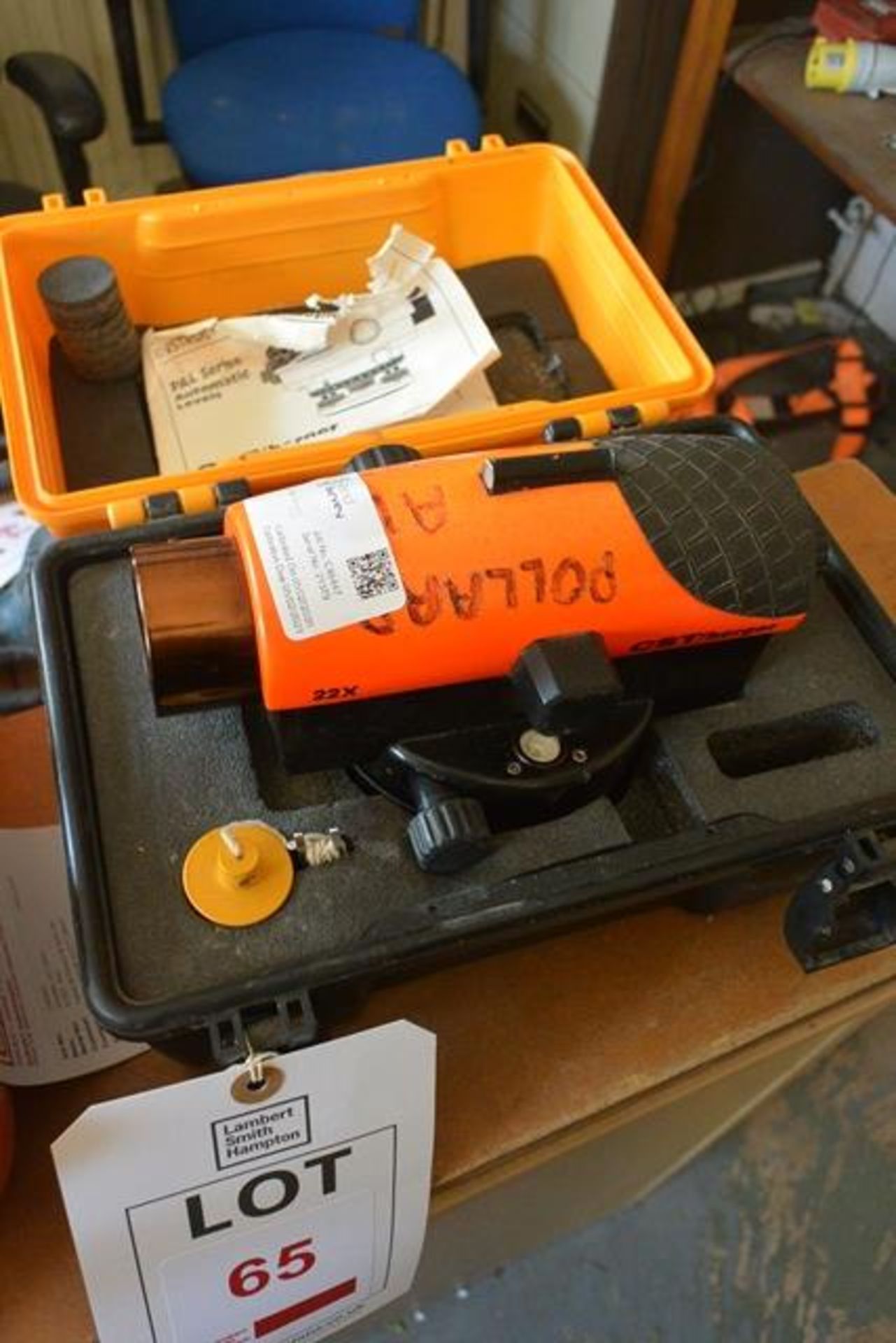 CST/Berger 22X PAL series automatic level, serial no. M21379, with carry case, calibration expired