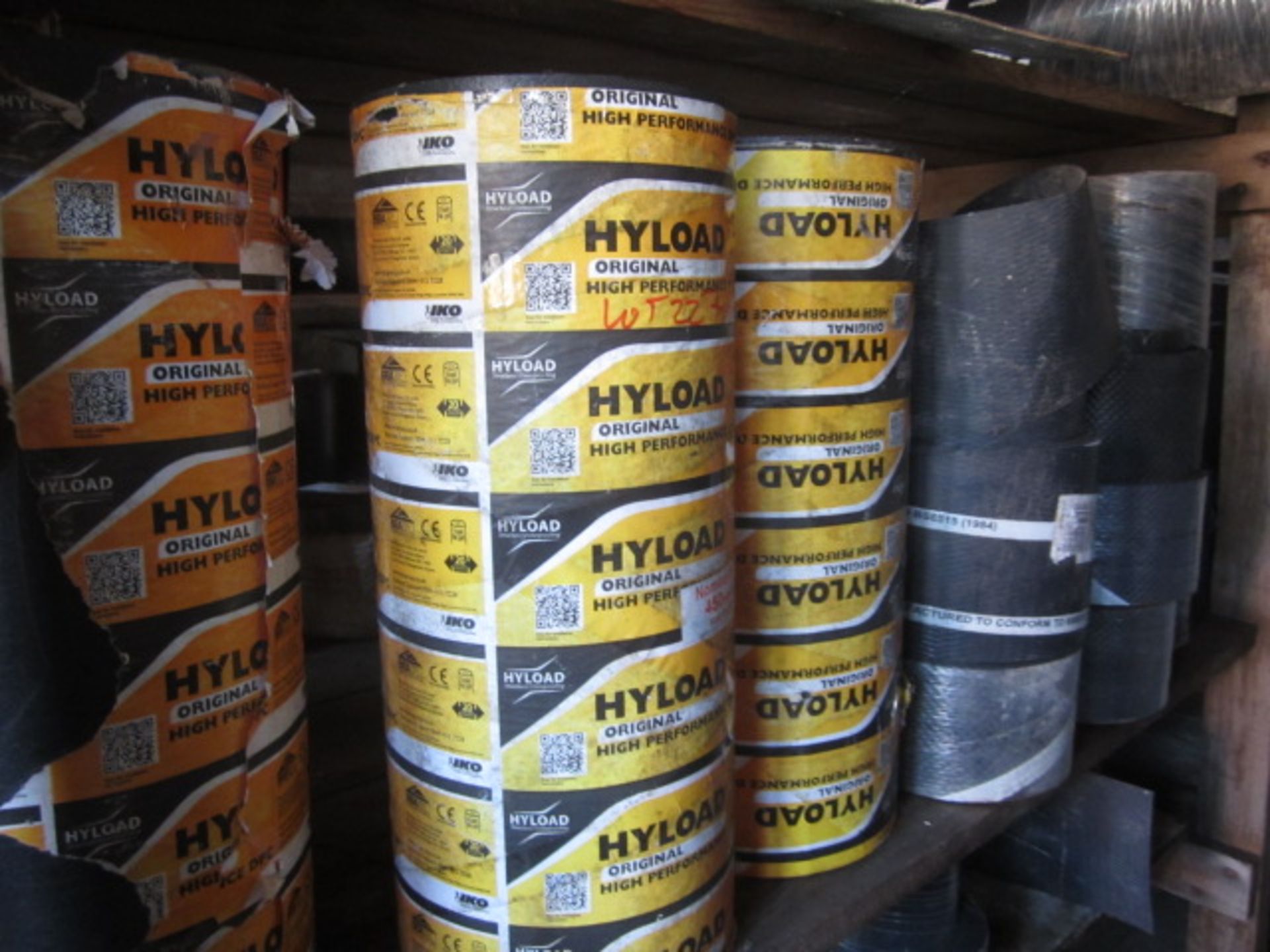 Three shelves of assorted damp proof course, fast set latex liquid, felt adhesive etc. - Image 2 of 8