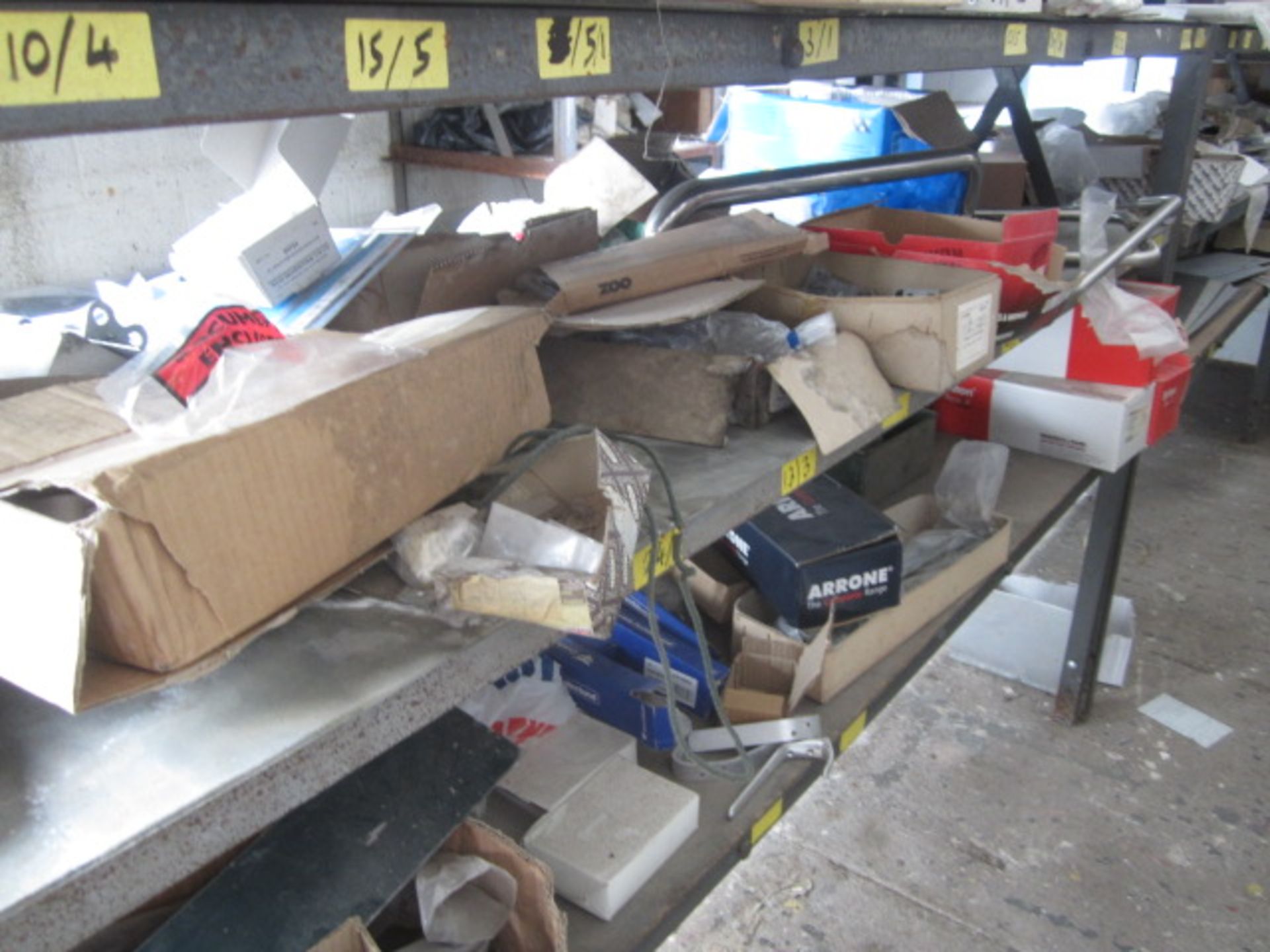 Contents of racking including locks, hangers, ironmongery, bolts, architectural hardwear etc. - Image 16 of 18