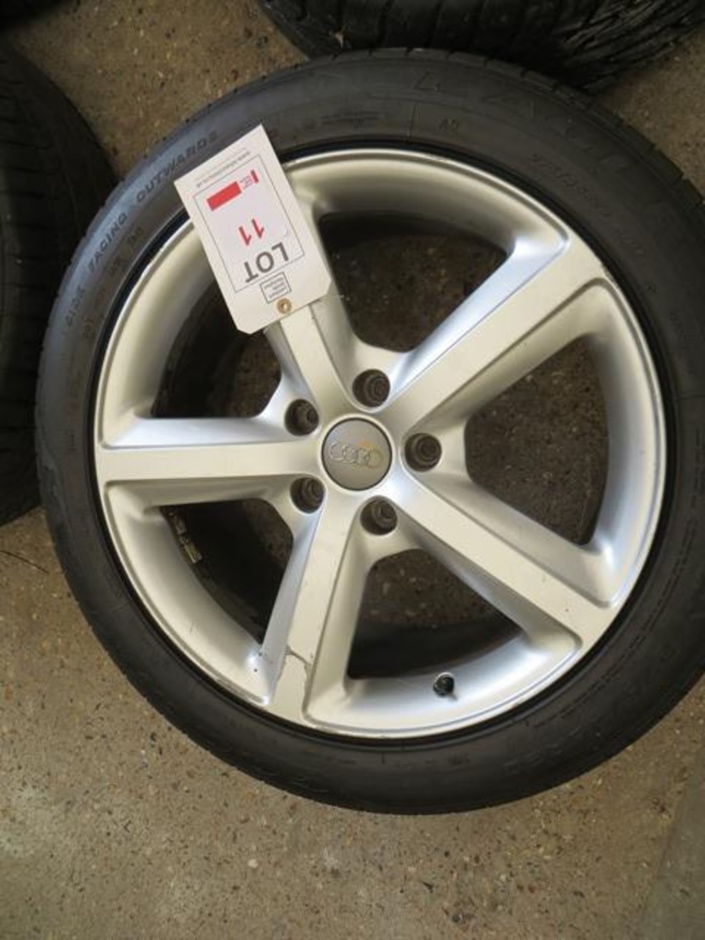 Set of 4 Audi alloy wheels SUV 20" with tyres