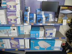 Three display units and contents of a large quantity of Vision Plus motor home antennas, dome, and