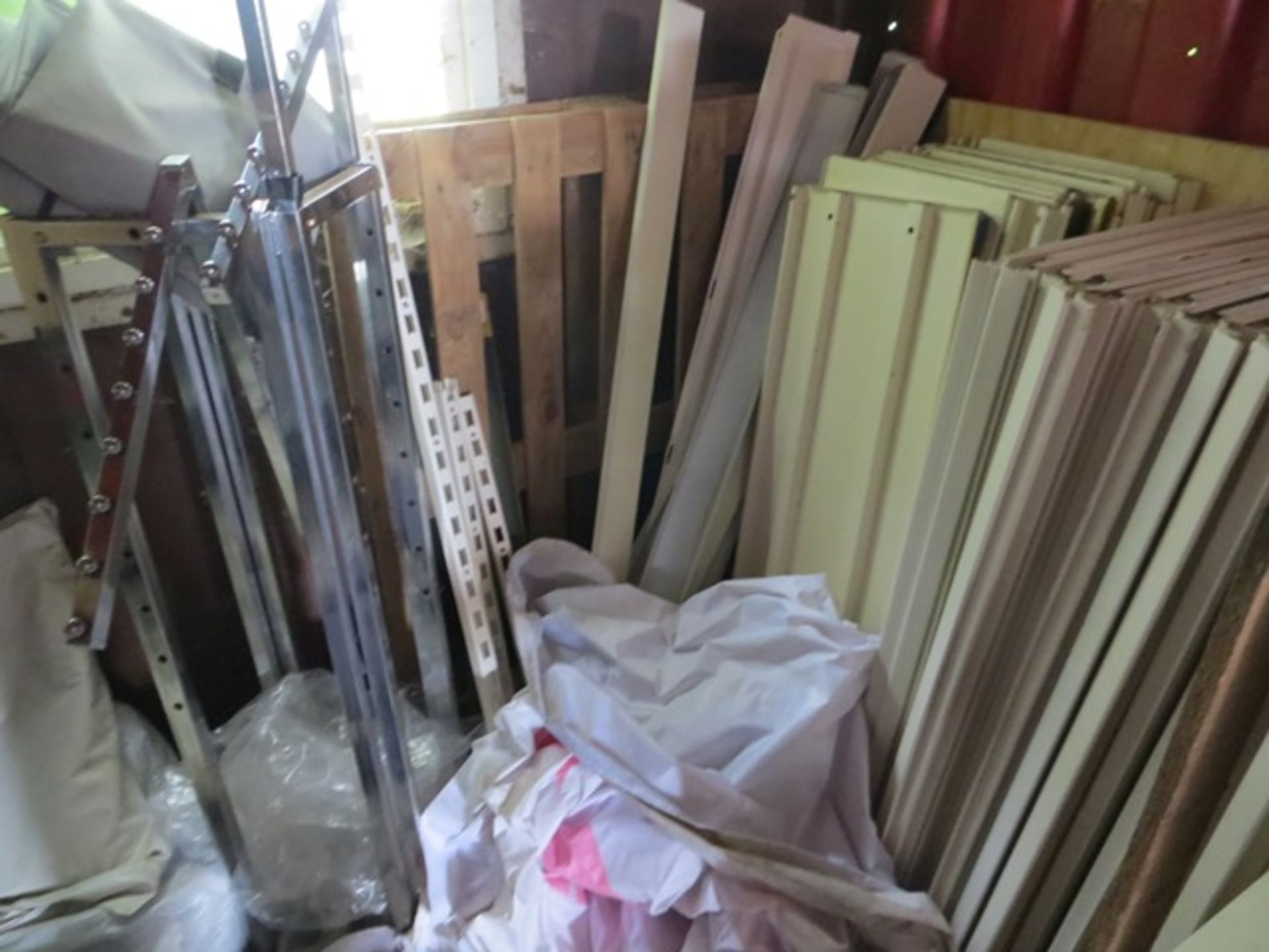 Contents of container to include a large quantity of Fiamma wind out awnings, covers, advertising - Image 8 of 8