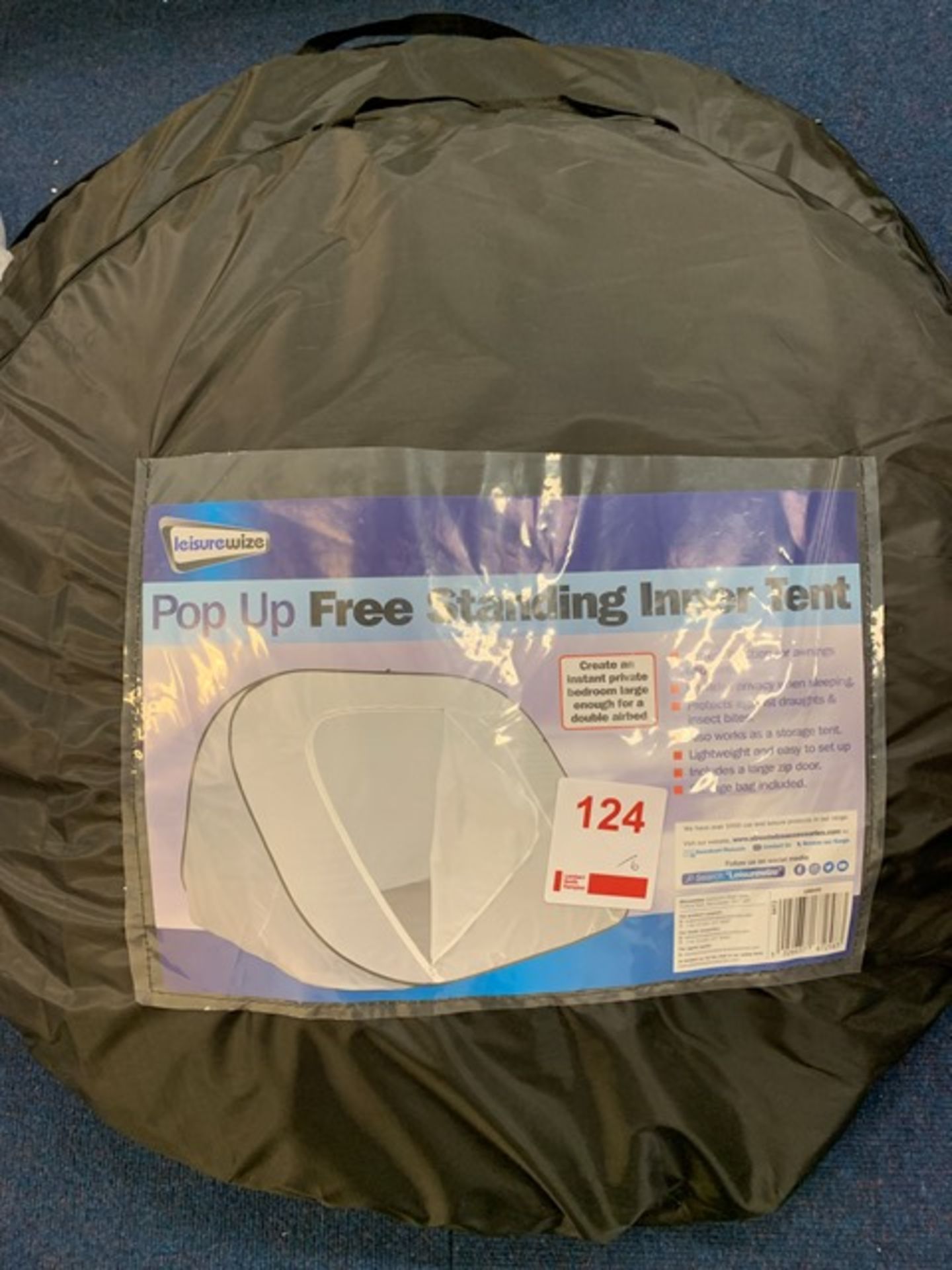 Six Leisure Wize pop-up free standing inner tents (Unused)