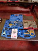 3 Satra timing tool kits and 1 x Sealey timing tool kit