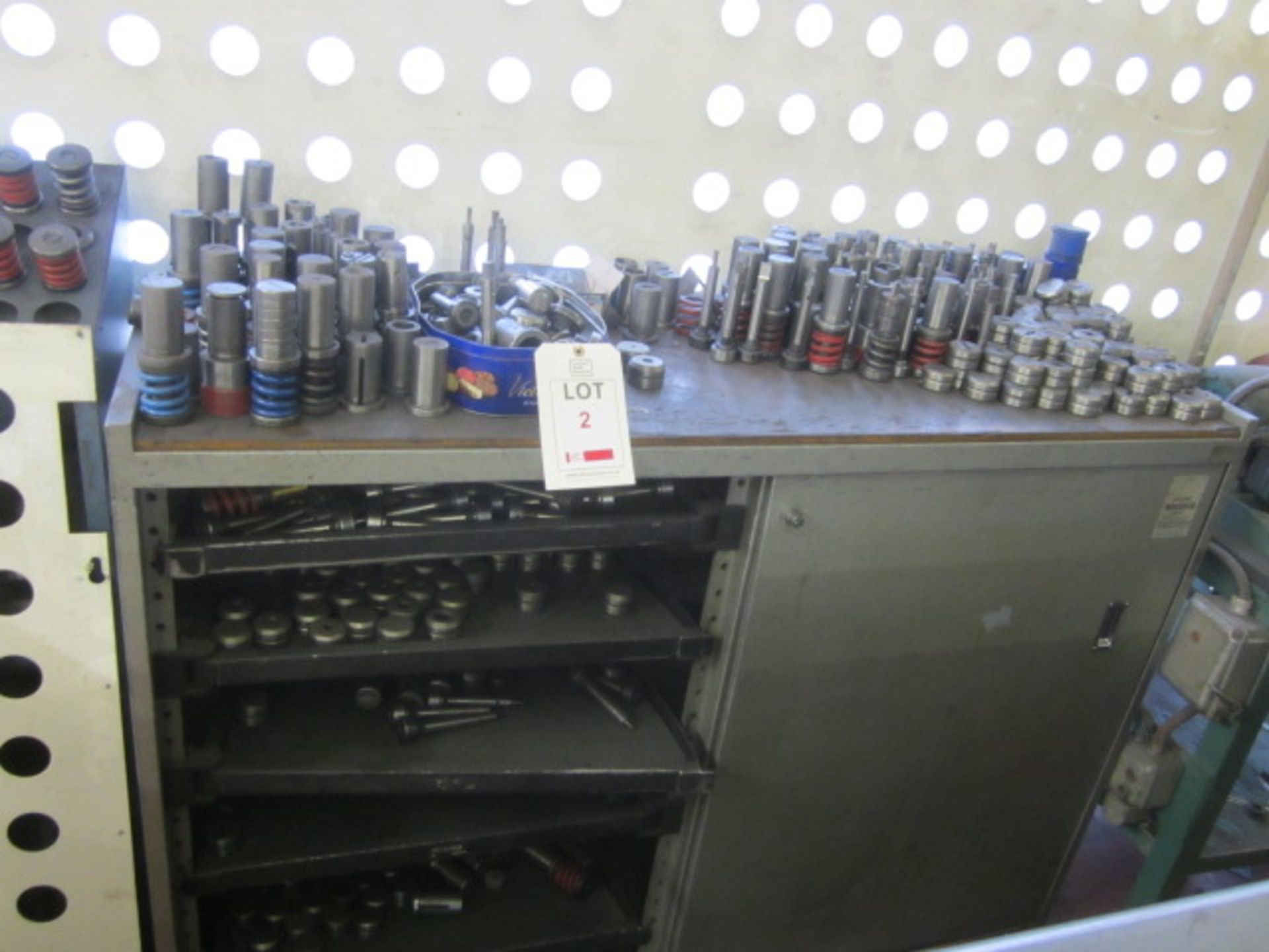 Large quantity of assorted CNC turret punch tooling to include: - Small Station Thin style