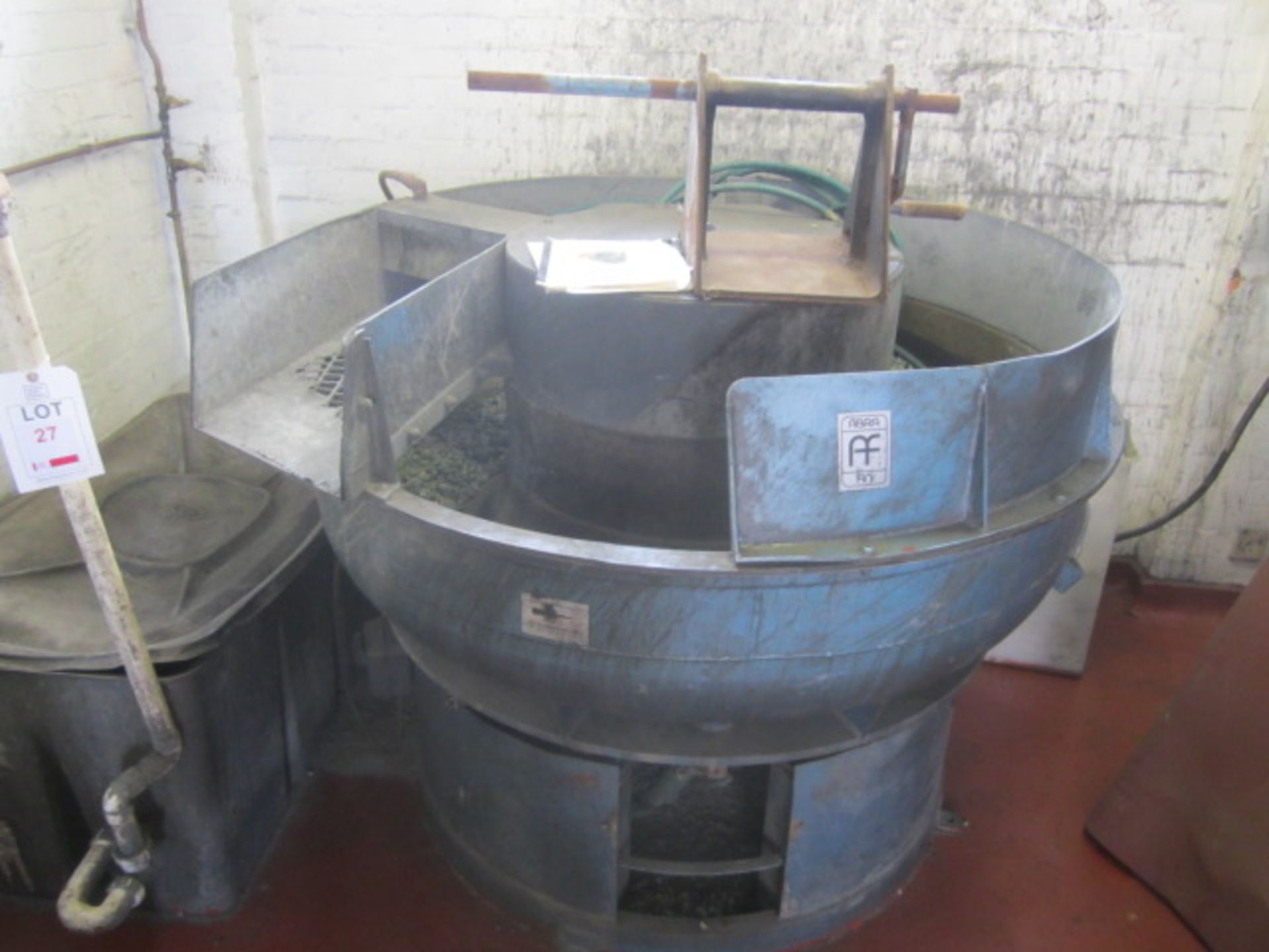 Abra-Fin Tornado 280 litre bowl vibrator (1989), bowl diameter 1450mm. A work Method Statement and - Image 2 of 6