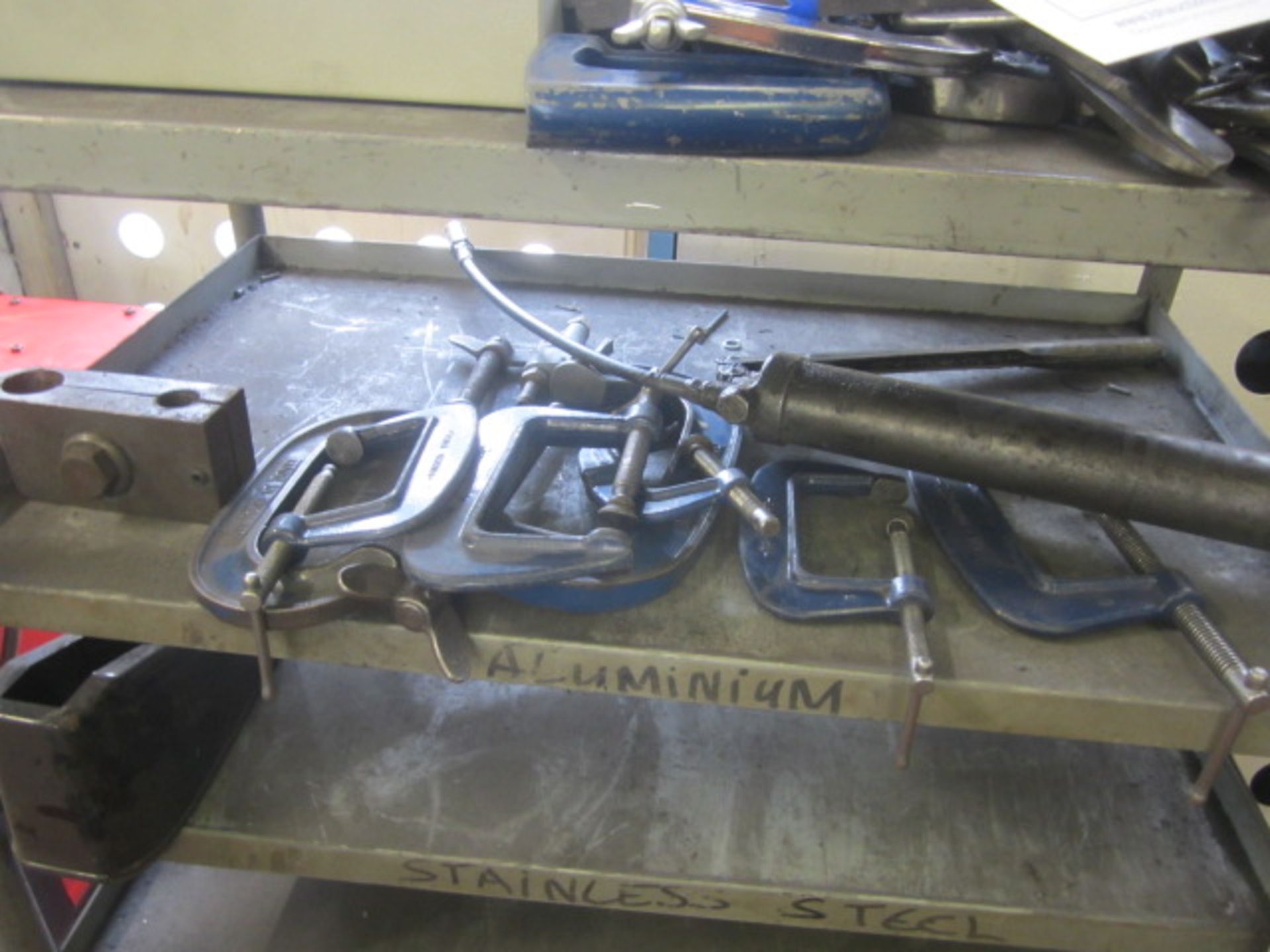 Quantity of assorted hand tools, G clamps, etc. - Image 2 of 4