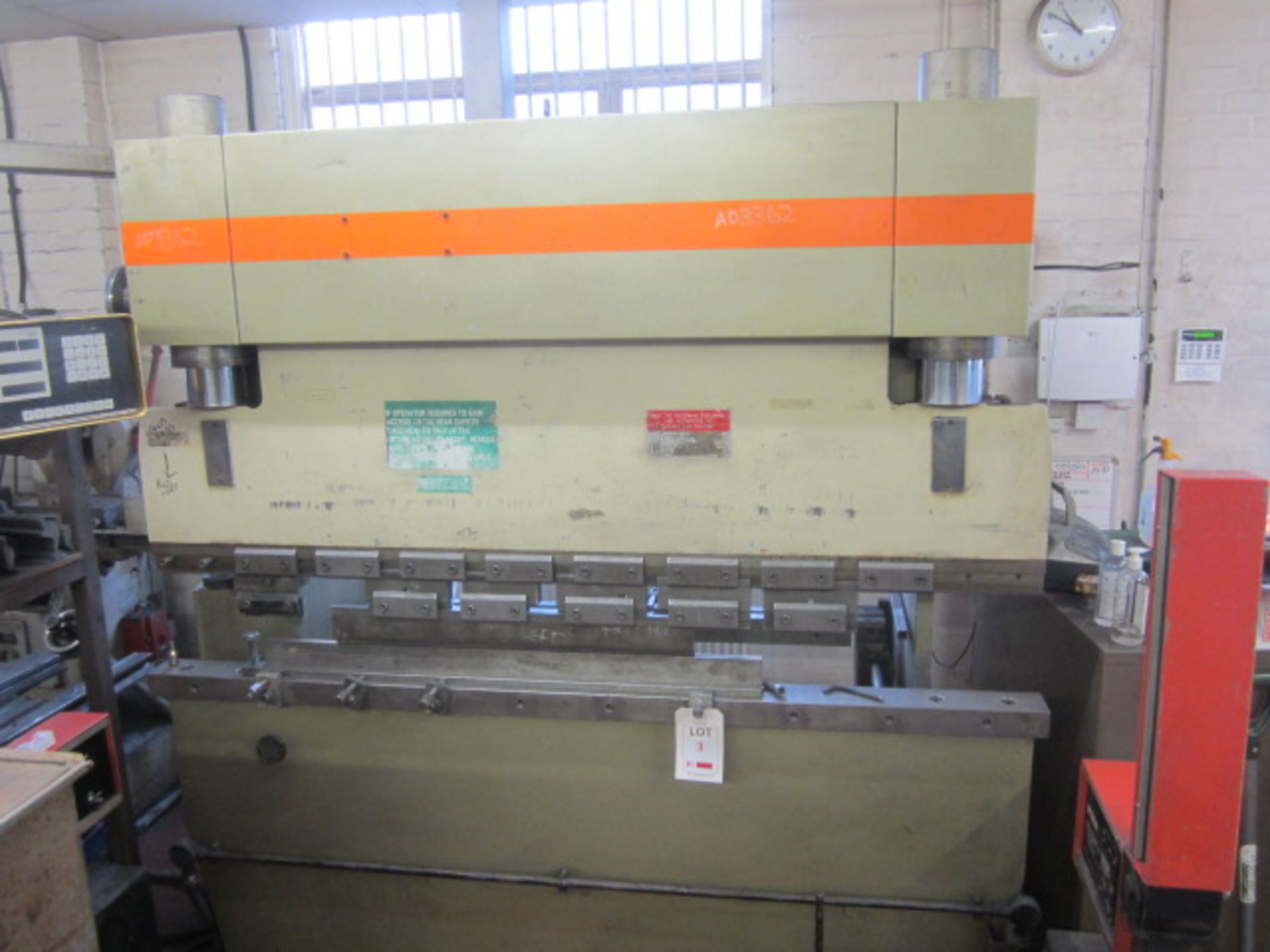 K & B 50T CNC down stroking press brake, 1 step, serial no. 153031732, type 50/F/2000. Cybele CPM - Image 2 of 20