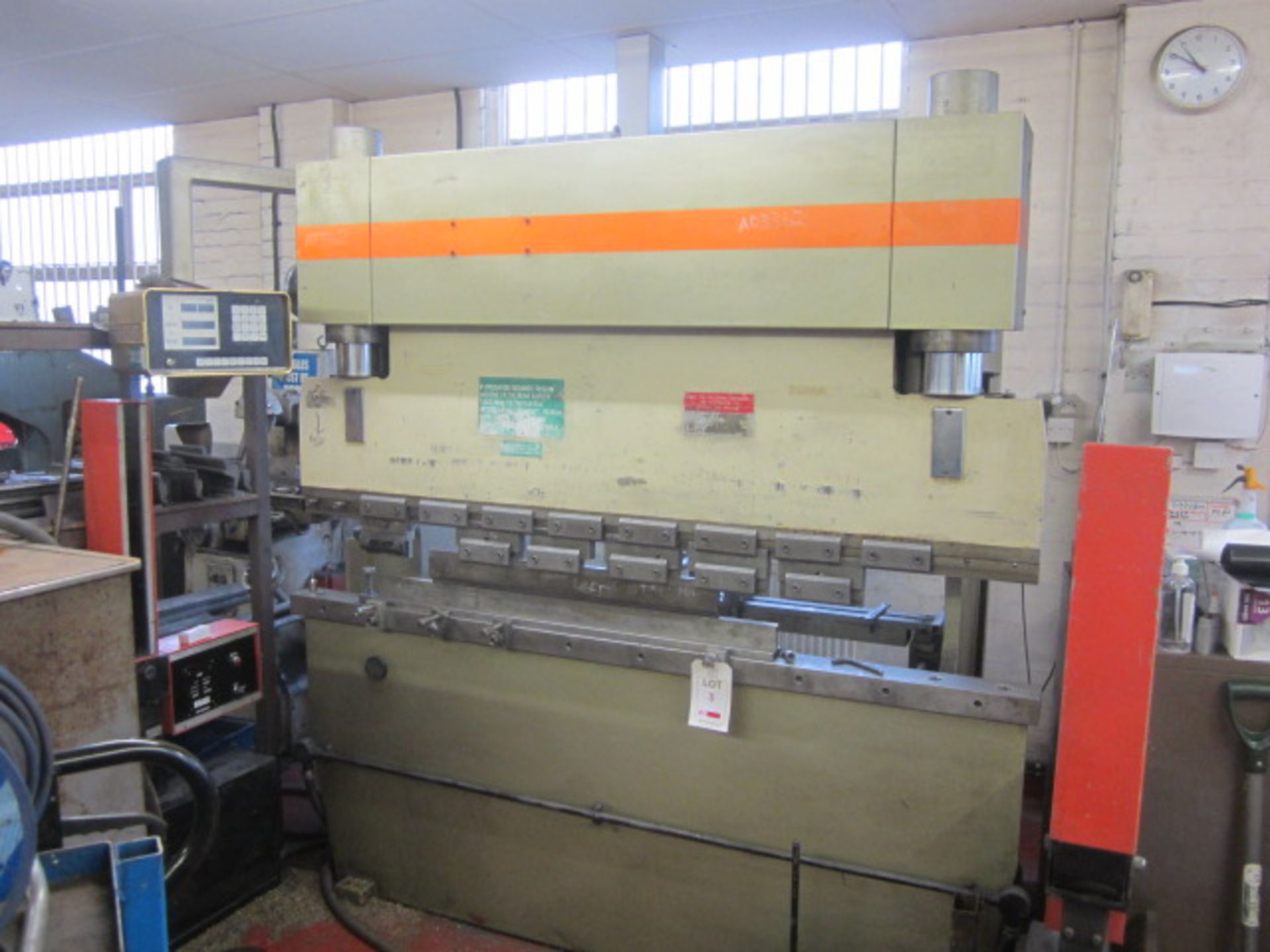 K & B 50T CNC down stroking press brake, 1 step, serial no. 153031732, type 50/F/2000. Cybele CPM - Image 12 of 20