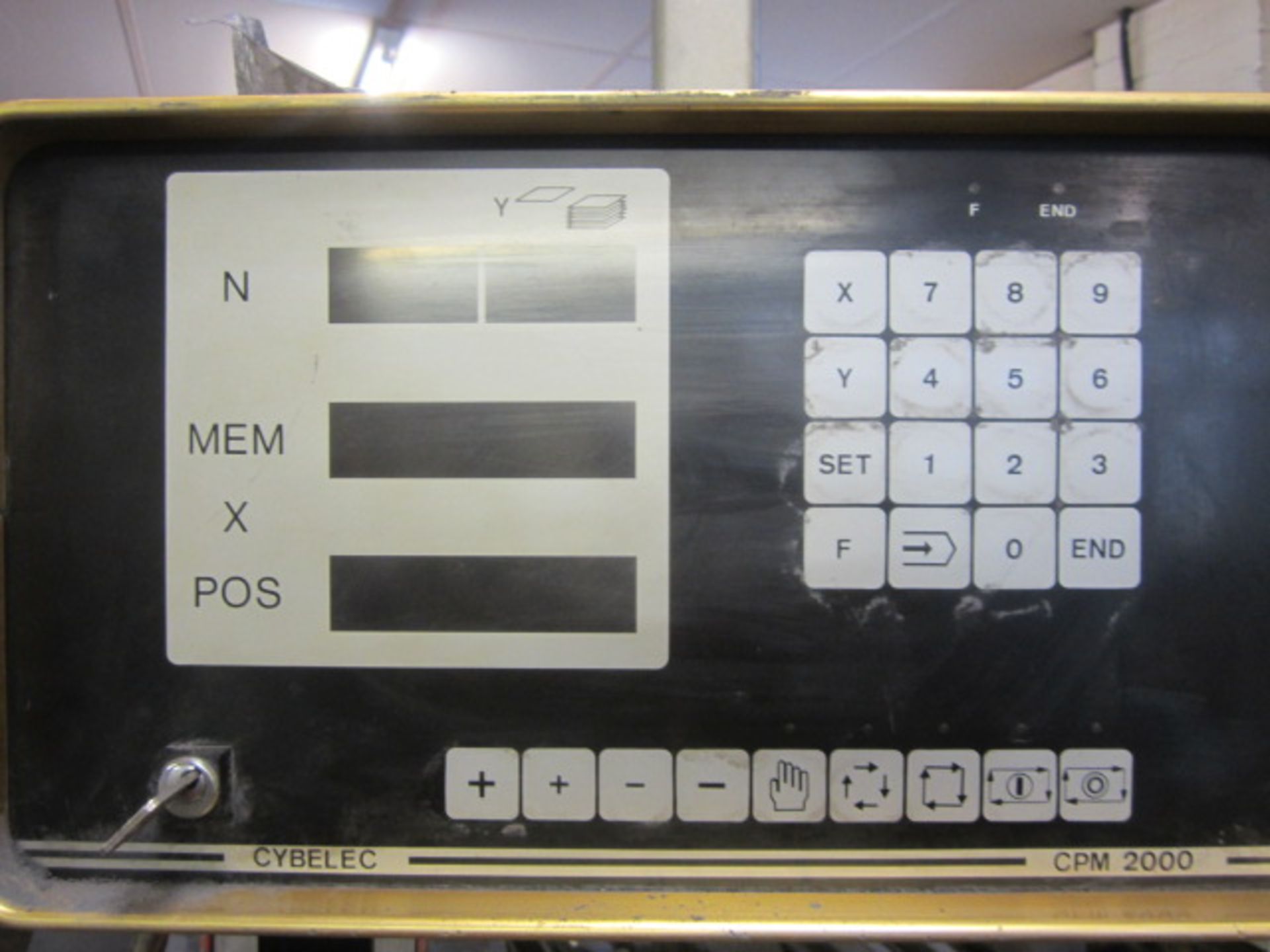 K & B 50T CNC down stroking press brake, 1 step, serial no. 153031732, type 50/F/2000. Cybele CPM - Image 8 of 20