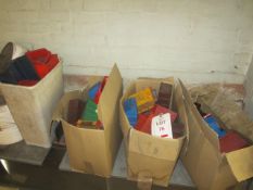 Four boxes of assorted picking bins